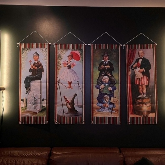 DISNEY WORLD HAUNTED MANSION 4 PC POSTER SET INSPIRED